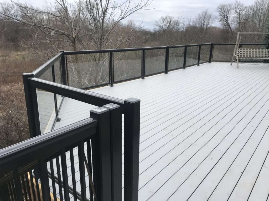 Custom Clear Glass Deck Railings (Guelph, ON)