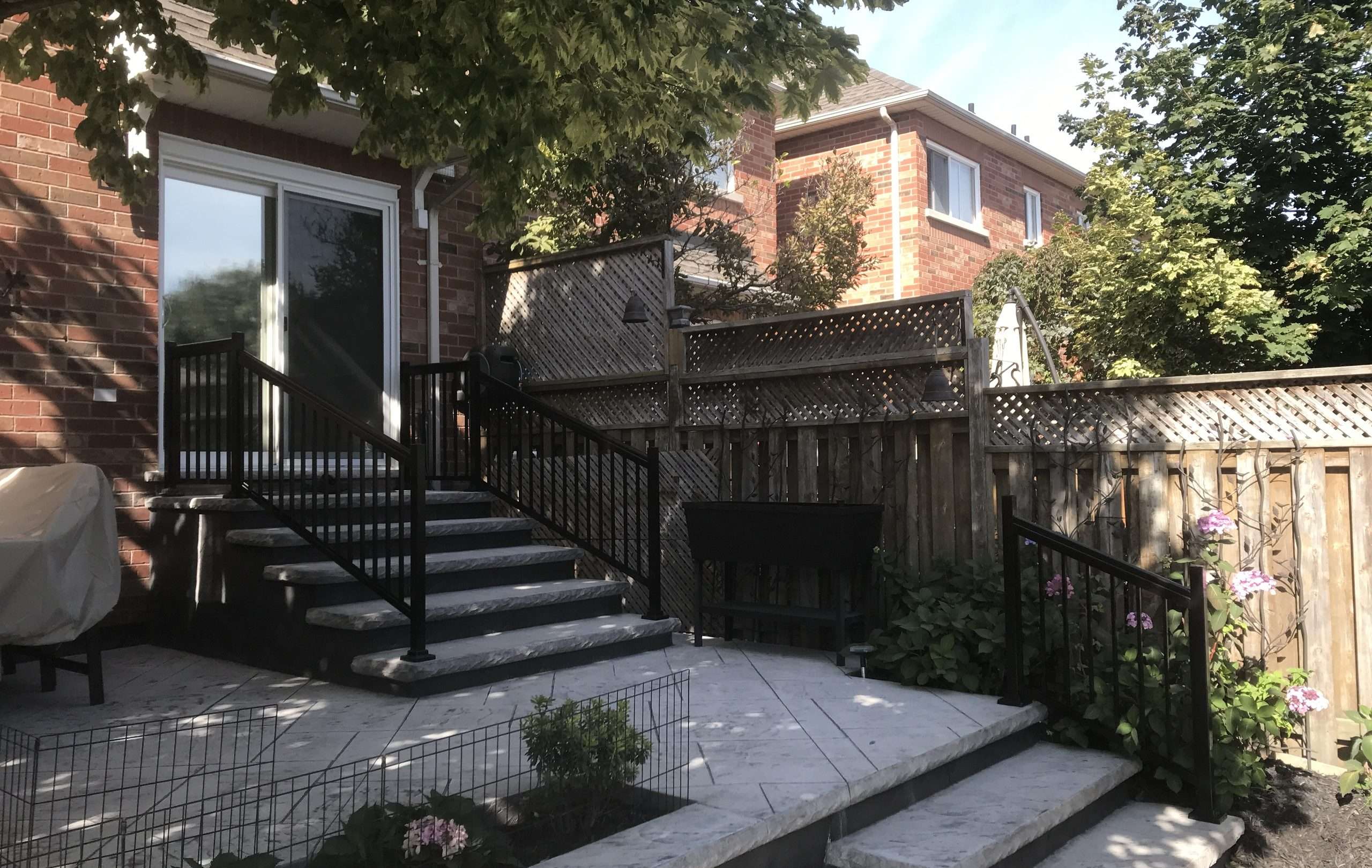 Aluminum Deck Patio Railings Installation Guelph, ON