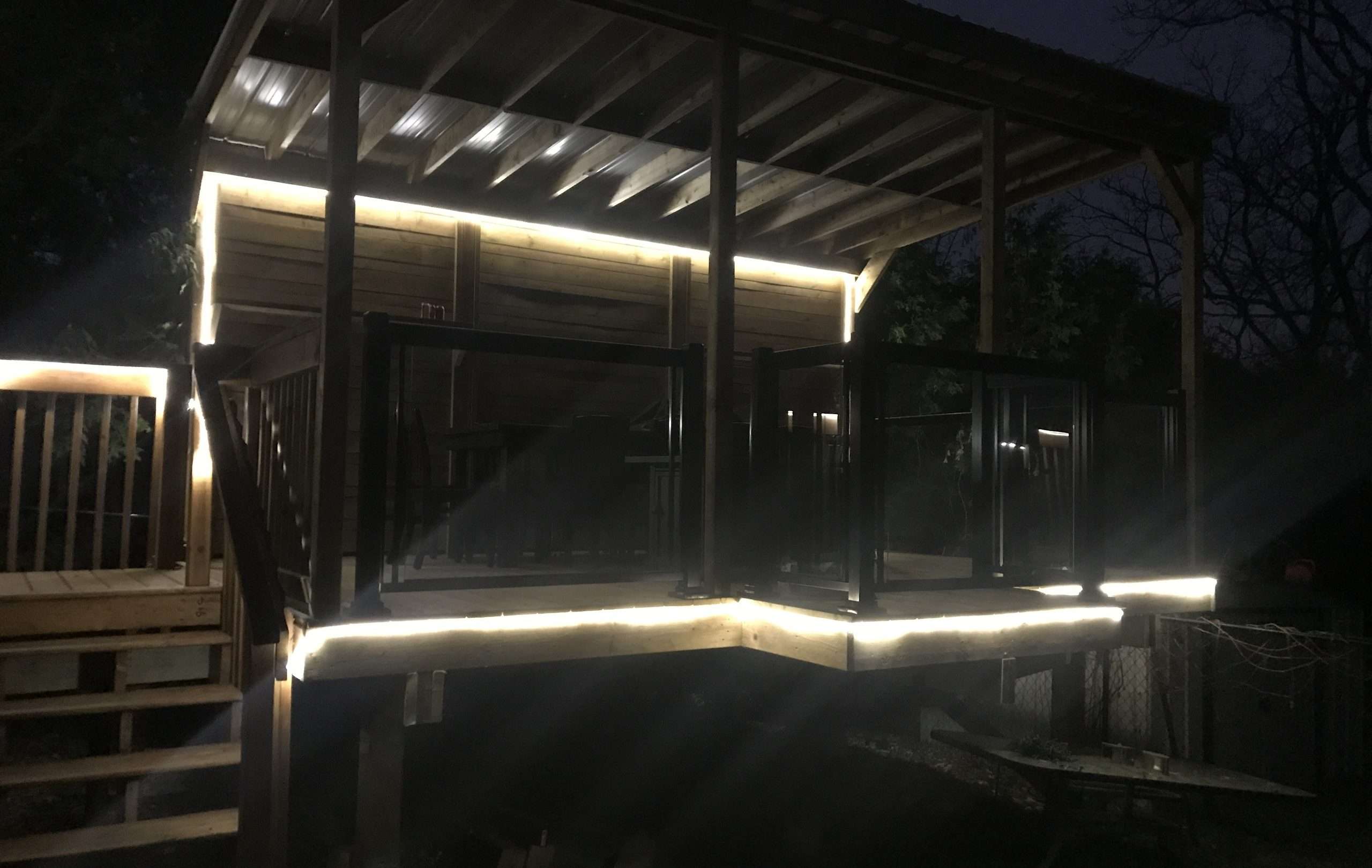 Clear Glass Deck Railings - Custom Installation (Cambridge, ON)