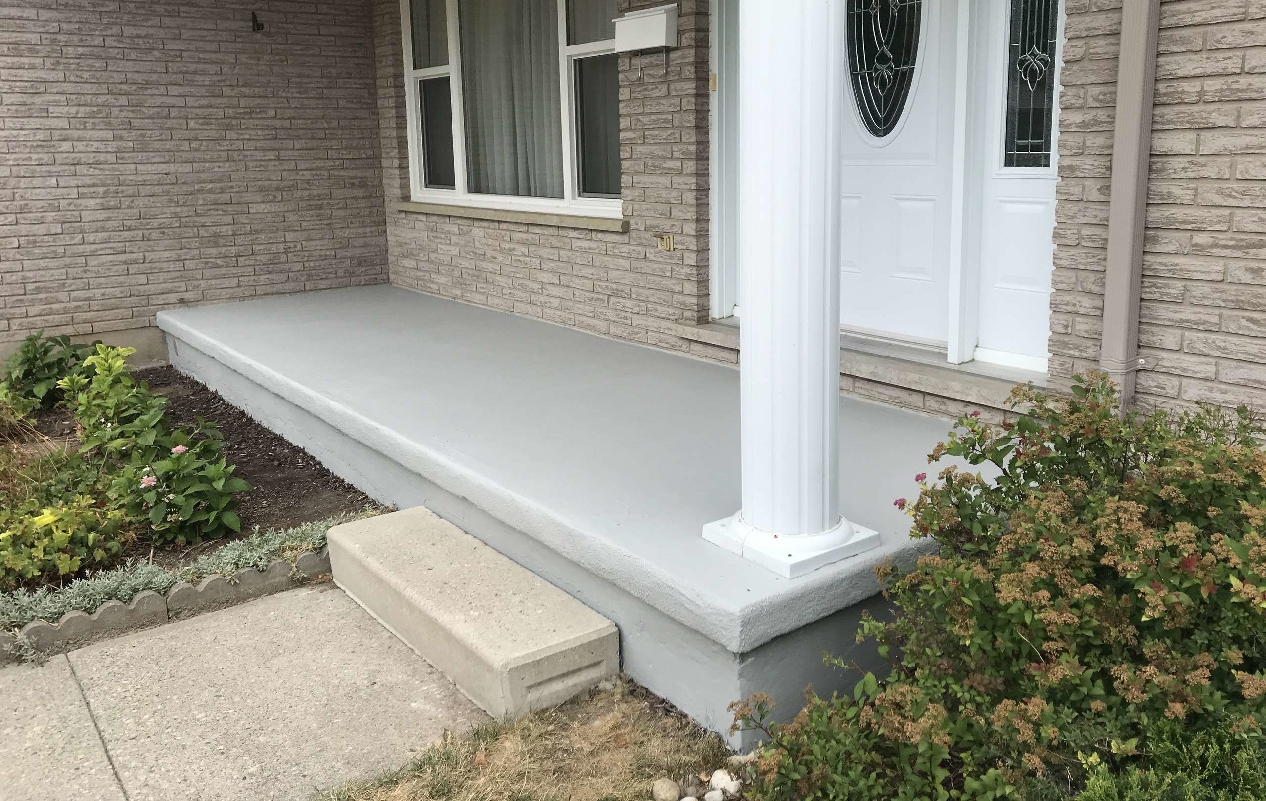 Concrete Porch Repair Resurfacing Guelph, ON