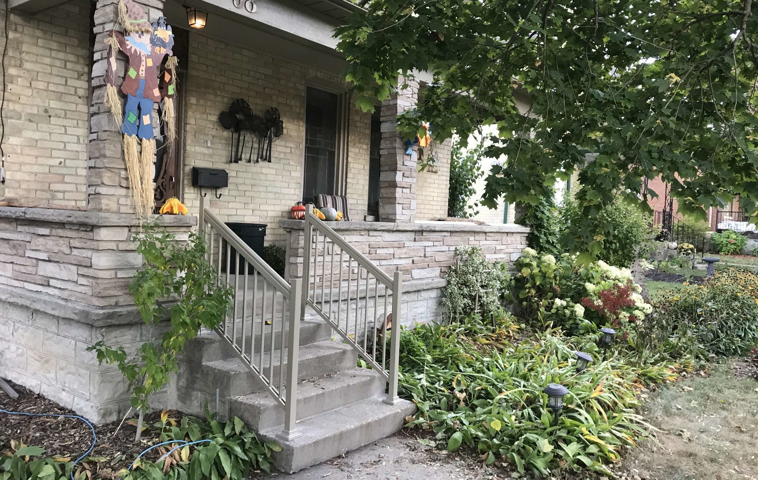 Custom Aluminum Stair Railings Clay Spindles Installation Waterloo