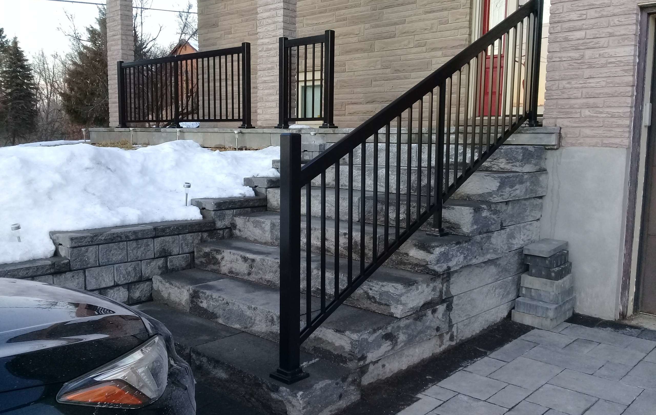 Custom Aluminum Stair Railings Installation Cambridge